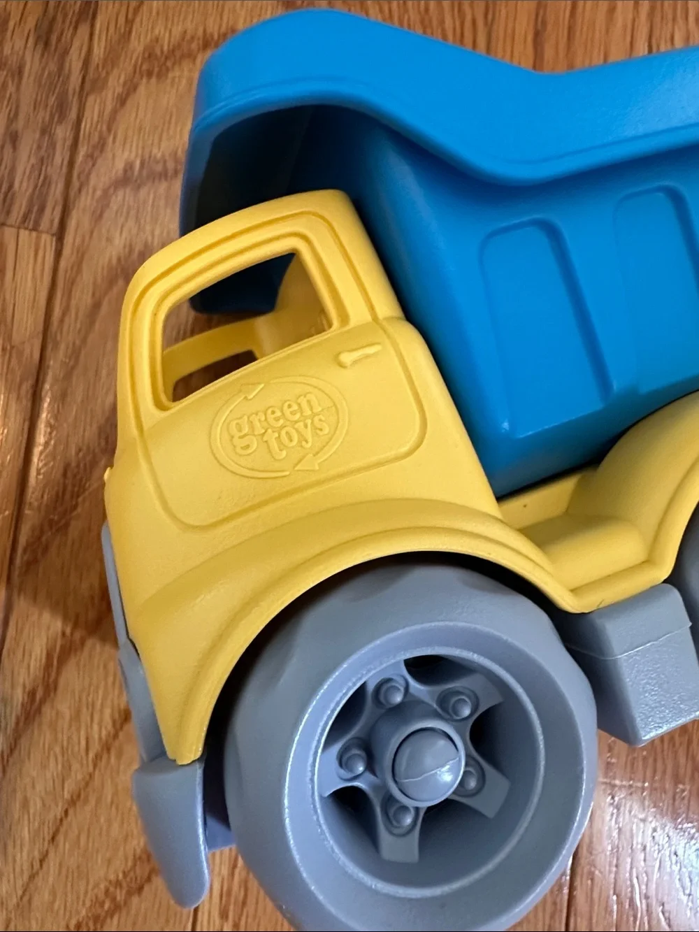 Green Toys Construction Vehicle Toy Set - Yellow, Green, Blue